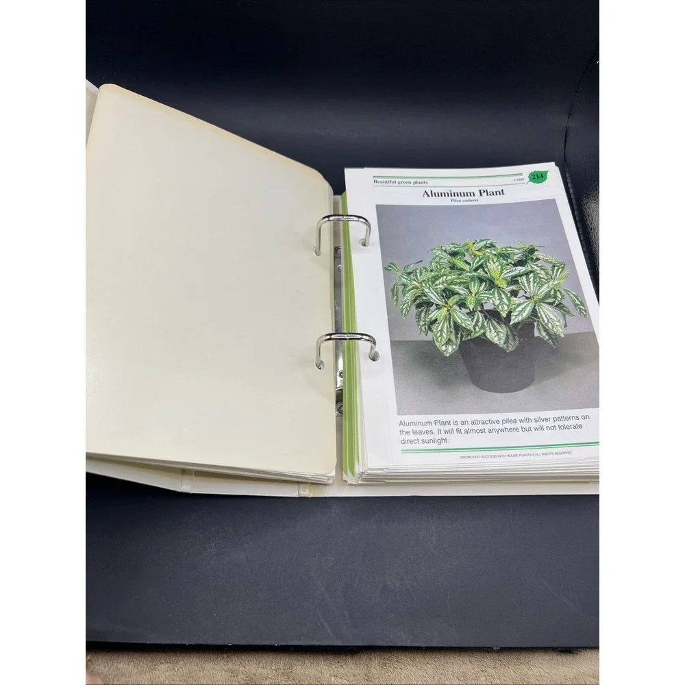 1985 Success With House Plants Gardening‎ Hardcover Spiral Binder Groups 1-19